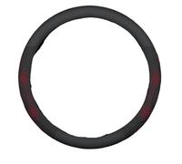 Steering Wheel Cover For Opel For ASTRA For CORSA For INSIGNIA For MOKKA For VECTRA For Tigra Carbon Fiber Suede Leather Car Steering Wheel Cover(O Leather Red)