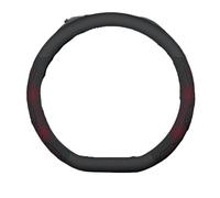 Steering Wheel Cover For Opel For ASTRA For CORSA For INSIGNIA For MOKKA For VECTRA For Tigra Carbon Fiber Suede Leather Car Steering Wheel Cover(D Leather Red)