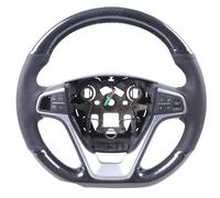 Steering Wheel Cover For Opel For Insignia 2008-2013 For Astra J For Cascada For Mokka 2012-2019 Car Steering Wheel Cover Carbon Fiber Stitched Leather(A Carbon Pure Black)