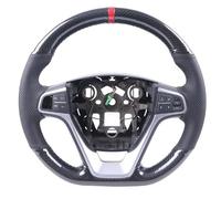 Steering Wheel Cover For Opel For Insignia 2008-2013 For Astra J For Cascada For Mokka 2012-2019 Car Steering Wheel Cover Carbon Fiber Stitched Leather(A Carbon Red thread)