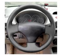Steering Wheel Cover For Peugeot 206 1998 1999 2000 2001 2002-2005 SW 2003-2005 Car Interior Steering Wheel Cover Soft Microfiber(Blue)