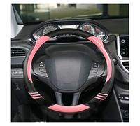 Steering Wheel Cover For Peugeot 208 2012~2018 Car Steering Wheel Cover Carbon Fibre + PU Leather Auto Accessories Interior(3)