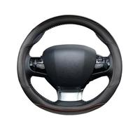 Steering Wheel Cover For Peugeot 308 2014~2020 II T9 308 SW 308 CC Car Steering Wheel Cover Carbon Fibre + PU Leather Auto Accessories Interior(C)