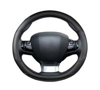 Steering Wheel Cover For Peugeot 308 2014~2020 II T9 308 SW 308 CC Car Steering Wheel Cover Carbon Fibre + PU Leather Auto Accessories Interior(A)