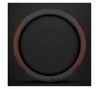 Steering Wheel Cover For Puma For Edge For Explorer Car Suede 3D Coining Logo Antislip Steering Wheel Cover Car Steering Covers(0 Brown)