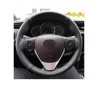 Steering Wheel Cover For RAV4 2013-2019 For Corolla 2014-2019 For Auris 2013-2016 Scion IM 2016 Car Steering Wheel Cover Braid Synthetic Car Steering Wheel Protector(White Thread)