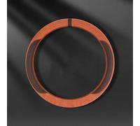 Steering Wheel Cover for Rolls-Royce Cullinan/Ghost/Phantom/Spectre, Suede Steering Wheel Cover, Breathable, Sweat-absorbent, and Durable,O-Orange