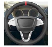 Steering Wheel Cover For Seat For Ibiza Customized NonSlip Black Microfibre Leather 6J For Mii 2012-2020 Car Interior Steering Wheel Cover(Blue)