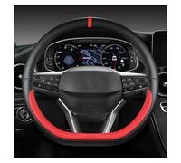 Steering Wheel Cover For Seat For Ibiza For FR 2018 2021 Car Steering Wheel Cover D Shape Anti-slip And Wear-resistant Auto Accessories Car Accessory Decoration(Red)