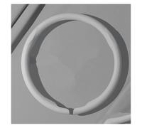 Steering Wheel Cover For Seat For Tarraco For Arona For Ateca For Ibiza For Toledo For Mii For Leon Car Suede Steering Wheel Cover Car Wheel Cover Protector(White-O)
