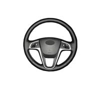Steering Wheel Cover For Solaris Verna I20 2008-2012 For Accent Artificial Synthetic Material DIY Car Steering Wheel Cover Car Steering Wheel Protector(Blue thread)
