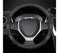 Steering Wheel Cover For Suzuki For S-Cross For Swift SX4 For Vitara For Jimny For Grand For Vitara For Baleno Car Leather Steering Wheel Cover Accessories Car Steering Covers(Style A white)