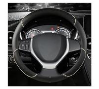 Steering Wheel Cover For Suzuki For Swift 2011-2016 For Vitara 2015-2019 For Celerio For SX4 For S-CROSS 2013-2019 PU Leather Car Steering Wheels Cover 38cm Steering Wheel Protector (Color : BEIGE)