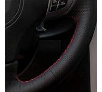 Steering Wheel Cover,For Suzuki Grand Vitara 2007-2013,DIY Hand-stitched Black Leather Car Steering Wheel Cover,Blue Thread