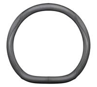 Steering Wheel Cover For Tesla For Model 3 For Y Non-slip Steering Wheel Protection Cover Protector Auto(Black Gray)