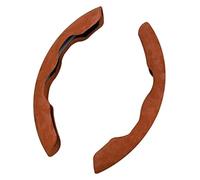Steering Wheel Cover For Tesla For SUV For Model X Y For Suede Steering Wheel Protective Covers 2 Pcs Car Cover Auto Protector(Brown)