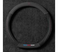Steering Wheel Cover for Toyota C-HR 2018-2023 | Car Steering Wheel Protector Suede Finish Non Slip Sporty Auto Grip Cover Breathable Vehicle Sleeve Black Ergonomic