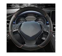 Steering Wheel Cover For Toyota CHR C-HR Car Steering Wheel Cover PU Leather Non-slip Auto Accessories(COFFEE)