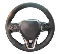 Steering Wheel Cover For Toyota For Avalon For Camry For Crown For Corolla 2018 2019 2020 2021 2022 Car Steering Wheel Cover(Red Blue Thread)