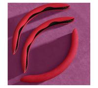 Steering Wheel Cover For Toyota For CHR For Corolla E150 For Yaris For Hilux For Rav4 Xa50 For Auris For Land For Cruiser For Camry For Prius Steering Wheel Cover(D 3PCS Red)