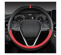 Steering Wheel Cover For Toyota For Corolla For Avensis For Yaris For Rav4 For Hilux For Auris 2015 For Camry For CH-R 2021 Car Steering Wheel Cover 38cm Leather(RED)