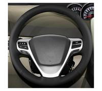 Steering Wheel Cover For Toyota For Verso EZ For Avensis Car Steering Wheel Braid Cover Non-slip Genuine Leather Auto Interior Accessories Car Accessory Decoration(Red Blue Thread)