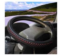 Steering Wheel Cover For Truck For Bus Leather +Ice Silk Car Steering Wheel Cover For Auto Diameters 36 38 40 42 45 47 50CM Car Wheel Cover Protector(40cm)