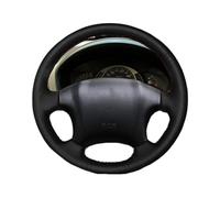 Steering Wheel Cover For Tucson 2004 2005 2006 2007 2008 2009 2010 Car Products DIY Black Faux Synthetic material Steering Wheel Cover Car Steering Wheel Protector(Light Blue Thread)