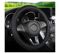Steering Wheel Cover Has No Inner Ring Steering Wheel Cover Anti Slip Breathable For Universal Microfiber Leather(Black)
