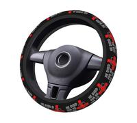 Steering Wheel Cover Jesus Red And Heart With Crown Of Thorns Protective Cover Durable Steering Wheel Protector Decoration Universal Protector For Truck Suv Most Cars 38CM