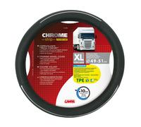 Steering Wheel Cover Lampa Chrome Strip, from Skeentex - XL - Ø 49/51 cm