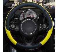 Steering Wheel Cover Leather Car Steering Wheel Cover For MINI For Cooper R56 For Clubman For Countryman Clubvan Coupe Auto Accessories(H)