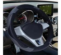Steering Wheel Cover Leather Elastic Car Steering Wheel Cover Without Inner Ring General Purpose Handle Interior Accessory Steering Wheel Covers(Gray)