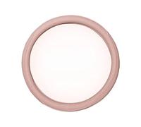 Steering Wheel Cover Leather Perforated Patchwork Car Steering Wheel Cover Non-slip Breathable Universal 15 Inch Approx 38cm Car Steering Wheel Cover(Pink)