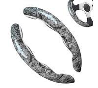 Steering Wheel Cover - Lightweight Sectioned Wheel Wrap, Non Slip Texture, Slim Fit Profile, Wear Resistant Construction | Comfortable Handling Accessory For Hot Weather Daily Commuting Road Trave