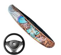 Steering Wheel Cover Men,Cowboy Western Interior Decor | Wear-Resistant Breathable Steering Cover for Van SUV Sedan Taxi Offroad Vehicles Car Women Men Summer Winter
