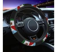 Steering Wheel Cover Mexico And Guatemala Guatemalan Triangle Flag Car