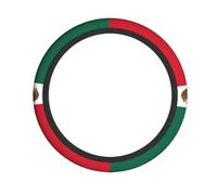 Steering Wheel Cover Mexico Flag Protective Cover Universal Steering Wheel Protector Durable Universal Protector For Most Cars Truck Auto 38CM