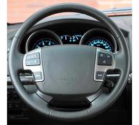 Steering Wheel Cover Micro Fiber Leather Car Steering Wheel Cover For Toyota For Land For Cruiser LC 2008-2015 For Tundra 2007-2013 Car Steering Covers(Red Blue Thread)