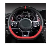 Steering Wheel Cover Microfiber Leather Car Steering Wheel Cover Auto Accessories For VW For Beetle 2012-2016 2018 2019 For Up 2013-2016 2017 2018 2020 Steering Wheel Protector (Color : Red)