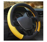Steering Wheel Cover Microfiber Leather Car Steering Wheel Cover For BMW X1 X2 X3 X4 E84 F84 F39 E83 F25 G01 F97 E90 E91 F26 G02 F98 Auto Accessories Car Steering Covers(Yellow)