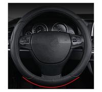 Steering Wheel Cover O D Type Car Steering Wheel Cover For VW For Golf For Polo For Teramont For Atlas For T-Roc For T-cross Car Steering Covers(Black 0)