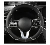 Steering Wheel Cover O Shape D Shape Car Steering Wheel Cover 38CM For Benz A C CLA E GLA GLC GLE S B CLS Class For AMG Wheel Cover