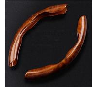 Steering Wheel Cover Peach Wood Grain Steering Wheel Cover Carbon Fiber Car Handle Cover Universal Protective Case Wooden Auto Steering(Shining 2 Pack)