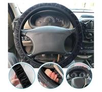 Steering Wheel Cover Plush Car Steering Wheel Cover Soft Short Fur Warm Winter Steering Wheel Protector Cover Anti Slip Car Decoration For Women Man(A)