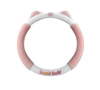 Steering Wheel Cover Plush Steering Wheel Cover Universal Car 38cm Fur Fluffy Cartoon Cat Ear For Woman Gift