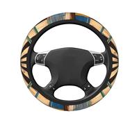 Steering Wheel Cover Polyester Thick Non-Slip Car Steering Wheel Cover Protector Universal Wooden Grain Darts