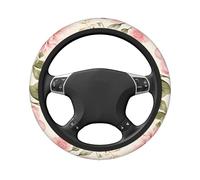 Steering Wheel Cover Polyester Thick Non-Slip Car Steering Wheel Cover Protector Universal Wooden Grain Darts
