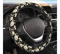 Steering Wheel Cover Scary Blood Skull Horror Car Interior Accessory Universal Car Accessories Anti-Slip Protector For Truck Auto Fit Most Cars 38Cm