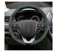 Steering Wheel Cover Snap-on Steering Wheel Cover For LINCOLN For Fit For Navigator For Corsair For Aviator For Continental MKZ MKX MKS For Town Wheel Sleeve Protector(Green O 3-P)